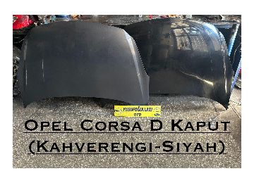CORSA FÜME SİYAH KAPUT HATASIZ KECE KİLİT PANEL FAR